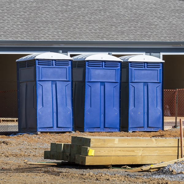 is there a specific order in which to place multiple porta potties in Ellenville New York